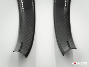 Alfa Romeo Stelvio Steering Wheel Trim - Carbon Fiber - Pre '20 models - Feroce Carbon Alfa Romeo Stelvio Steering Wheel Trim - Carbon Fiber - Pre '20 models - Feroce Carbon